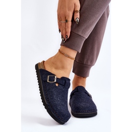 Pantofole preventive da donna Inblu DJ-07-041 blu navy 1