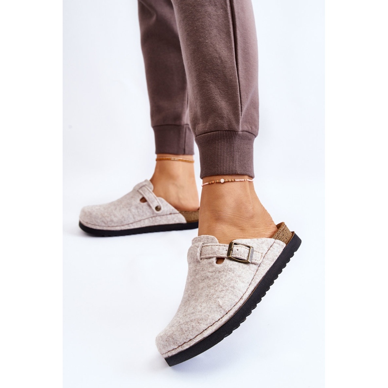 Pantofole preventive da donna Inblu DJ-07-002 Beige 2