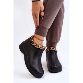 PM2 Stivali da pioggia senza lacci da donna Macchie calde nere Izera nero 1