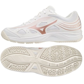 Scarpe da pallavolo Mizuno Cyclone Speed ​​3 W V1GC218036 bianca bianca 1