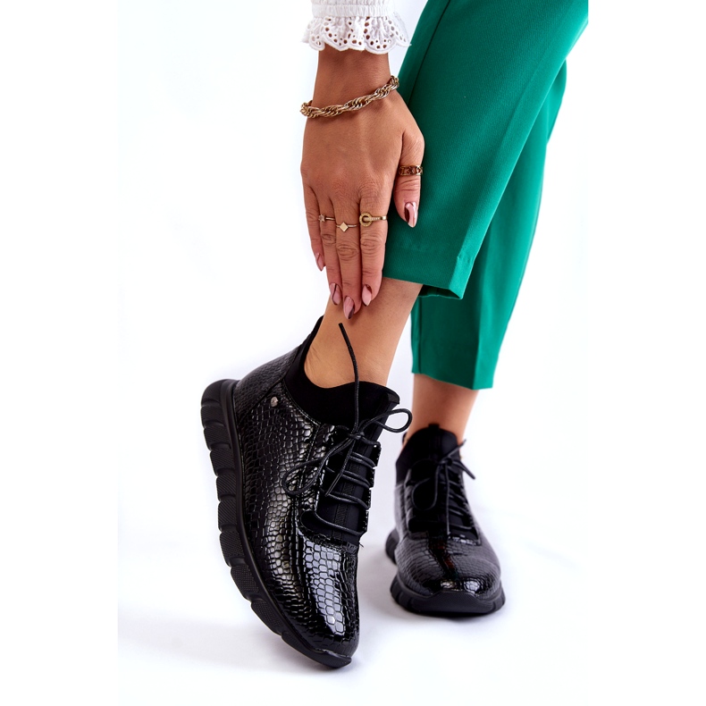 Vinceza Sneakers Slip-on Leggere da Donna Nere Soroco nero 1