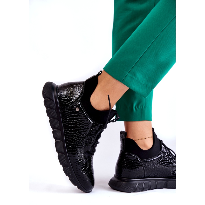 Vinceza Sneakers Slip-on Leggere da Donna Nere Soroco nero 4