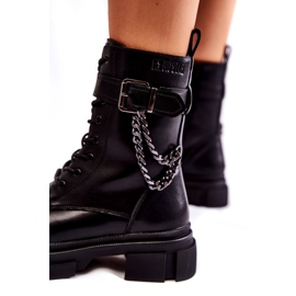 Stivali in pelle calda Stivali Big Star KK274486 Nero 2