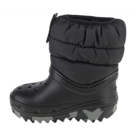 Scarpe Crocs Classic Neo Puff Boot Bambino 207683-001 nero 1