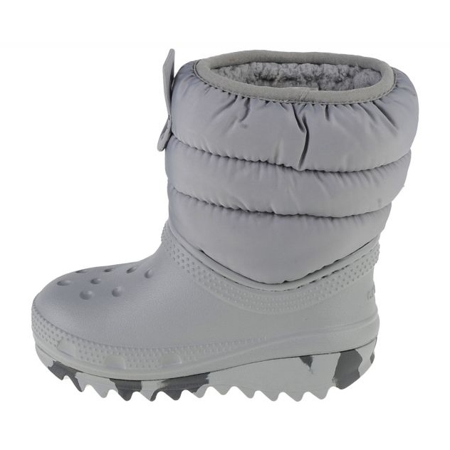 Scarpe Crocs Classic Neo Puff Boot Bambino 207683-007 grigio 1