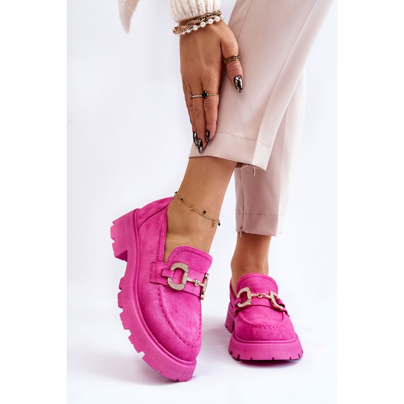 PS1 Scarpe con plateau in pelle scamosciata da donna Rosa Deira 1