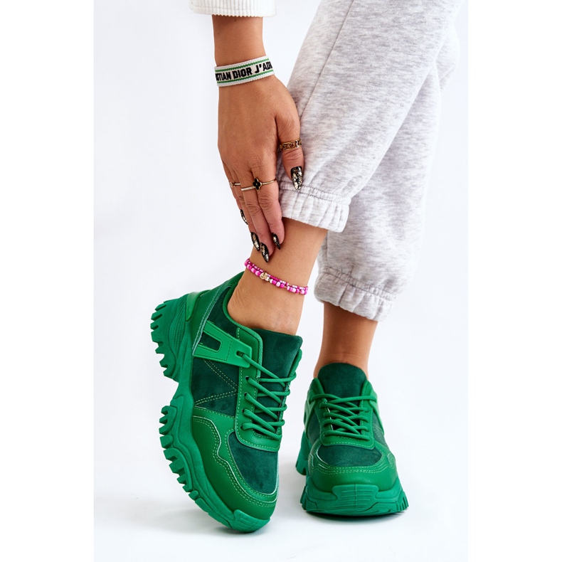 PG1 Scarpe Sportive alla Moda Sneakers Verde Frezio 1
