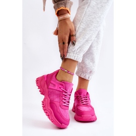 PG1 Scarpe Sportive alla Moda Sneakers Fucsia Frezio rosa 1