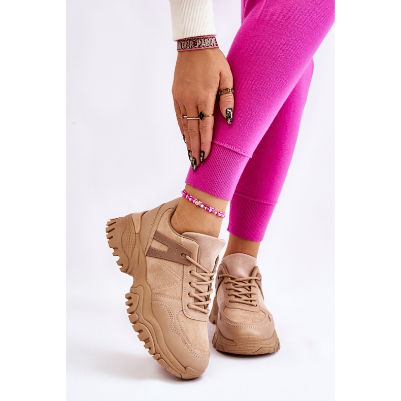 PG1 Scarpe Sportive alla Moda Sneakers Beige Frezio 1