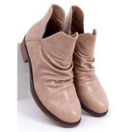 Stivali con viso cut-out beige ST-22P Beige 1