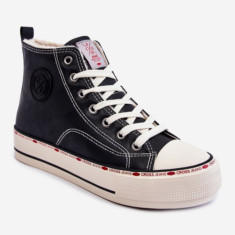 Sneakers Alte Da Donna Cross Jeans KK2R4042C Nere nero 1