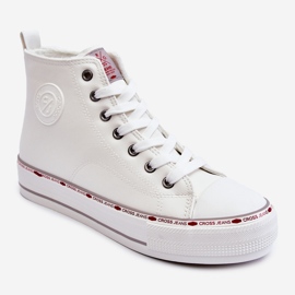 Sneakers alte da donna Cross Jeans KK2R4044C Bianche bianca 2