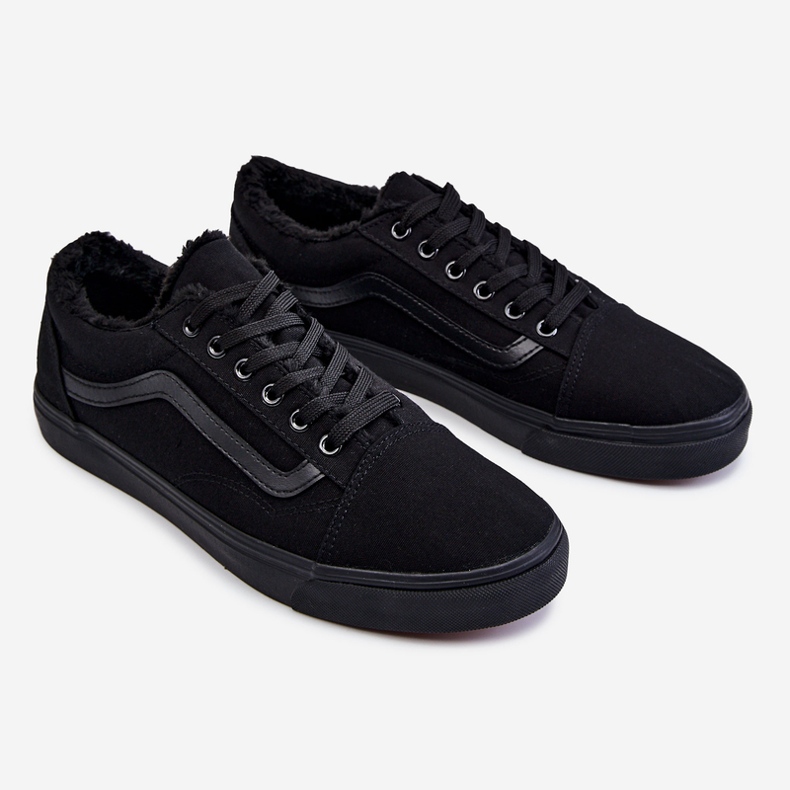 BM Sneakers calde in tessuto da uomo nere Harry nero 2