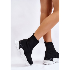 BM Scarpe sportive da donna a calzino alto nere Jovie nero 2
