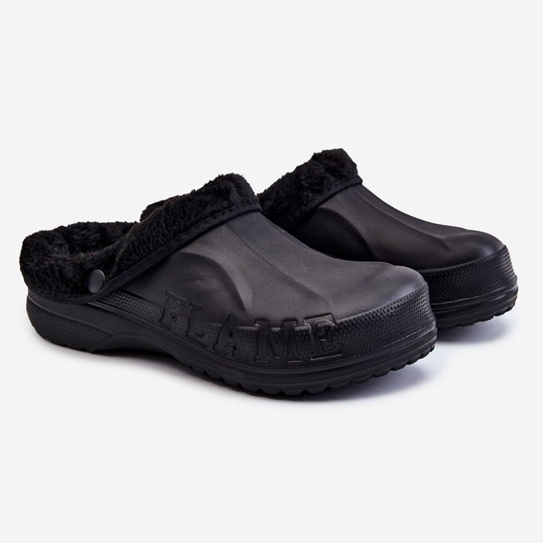 PM2 Ciabatte Crocs Warm da uomo Black Calmo nero 2