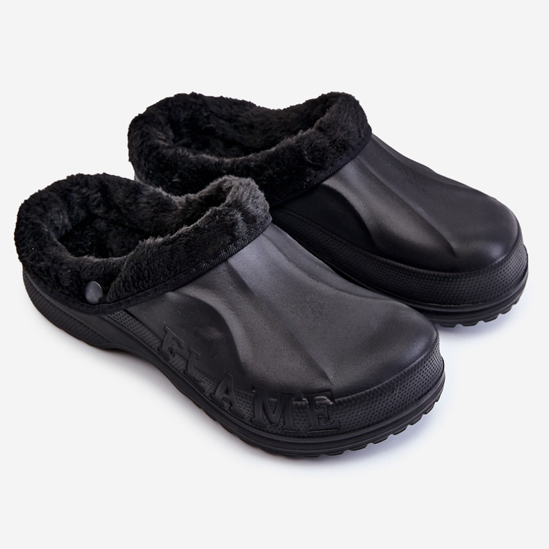 PM2 Ciabatte Crocs Warm da uomo Black Calmo nero 1