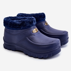 PM2 Stivali da pioggia isolati in schiuma da uomo Tanyo blu navy 1