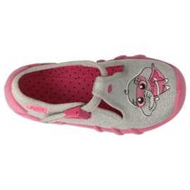 Scarpe per bambini Befado speedy 110N454 rosa d'argento 2