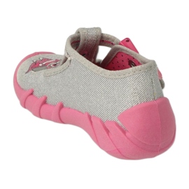 Scarpe per bambini Befado speedy 110N454 rosa d'argento 3