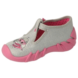 Scarpe per bambini Befado speedy 110N454 rosa argento 4