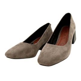 Décolleté in camoscio La.Fi 230034G-SU Grigio 4