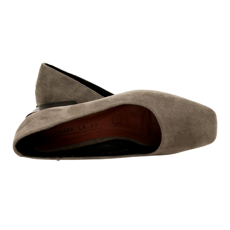Décolleté in camoscio La.Fi 230034G-SU Grigio 6