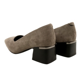 Décolleté in camoscio La.Fi 230034G-SU Grigio 5