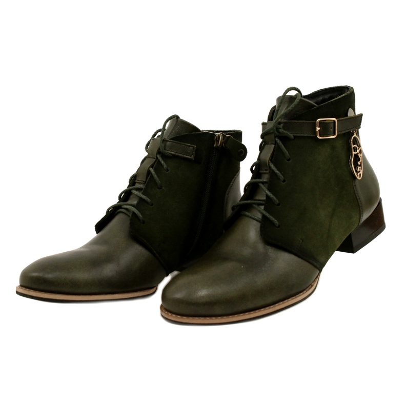 Stivali in pelle da donna Maciejka 5743A-09 Verde 4