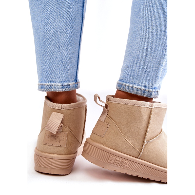 Doposci isolati da donna Big Star KK274290 Beige 2