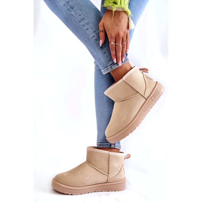 Doposci isolati da donna Big Star KK274290 Beige 4
