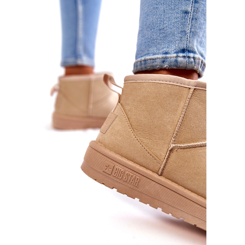 Doposci isolati da donna Big Star KK274290 Beige 3