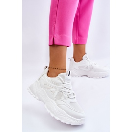 BM Sneakers Classiche Platform Bianche Larec bianco 2
