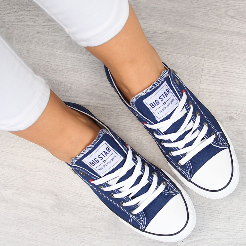 Mezze sneakers blu navy Big Star T274021 1