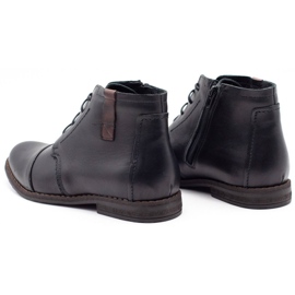 Joker Scarpe da uomo invernali nere 315J nero 3