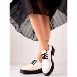 La.Fi Scarpe stringate alla moda bianca nero 2