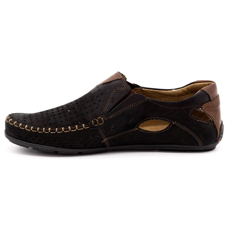 Olivier Mocassino uomo nero 901 scarpe estive 1