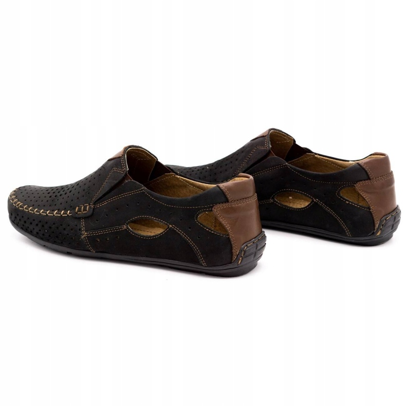 Olivier Mocassino uomo nero 901 scarpe estive 2