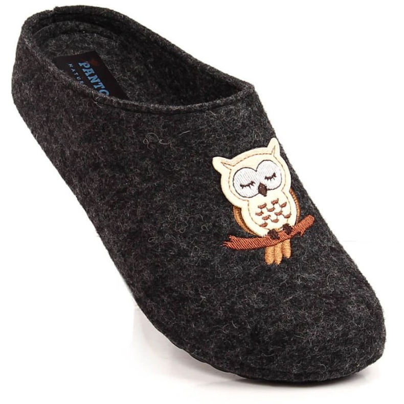 Pantofole in feltro Panto Fino W KK267023 INT1797B grigio 1