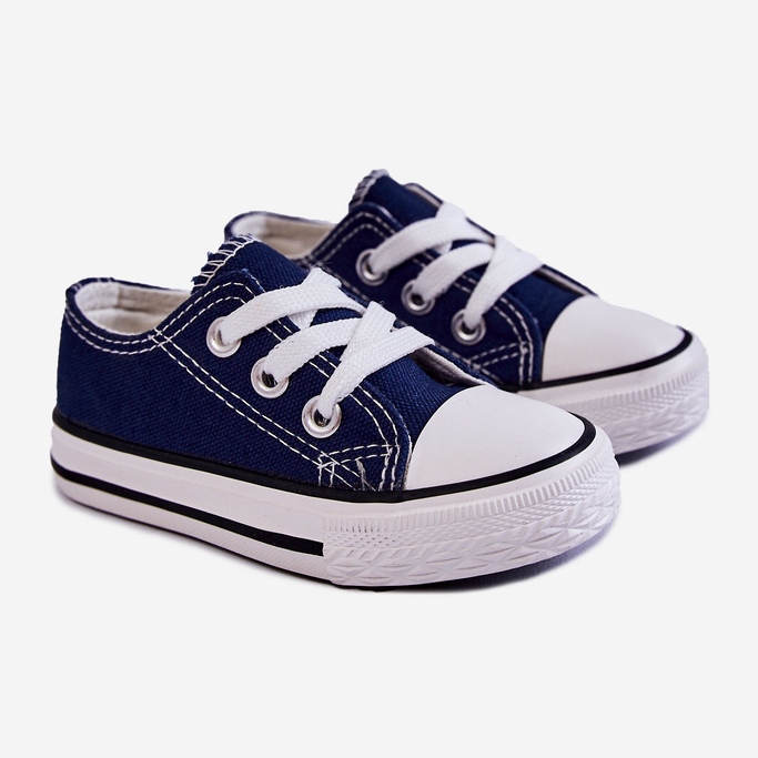 Scarpe da ginnastica classiche da bambino Filemon blu navy 1