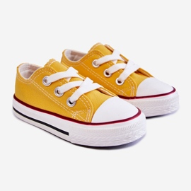 Sneakers classiche da bambino Filemon gialle giallo 1