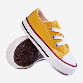 Sneakers classiche da bambino Filemon gialle giallo 2