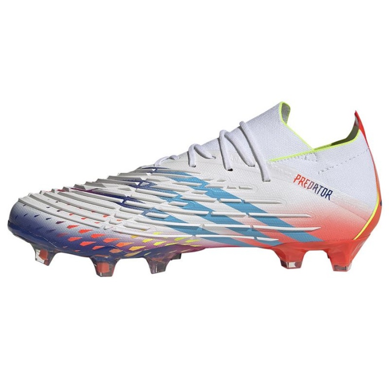 Scarpe da calcio Adidas Predator Edge.1 L Fg M GW1022 bianco, colore della miscela bianca 1