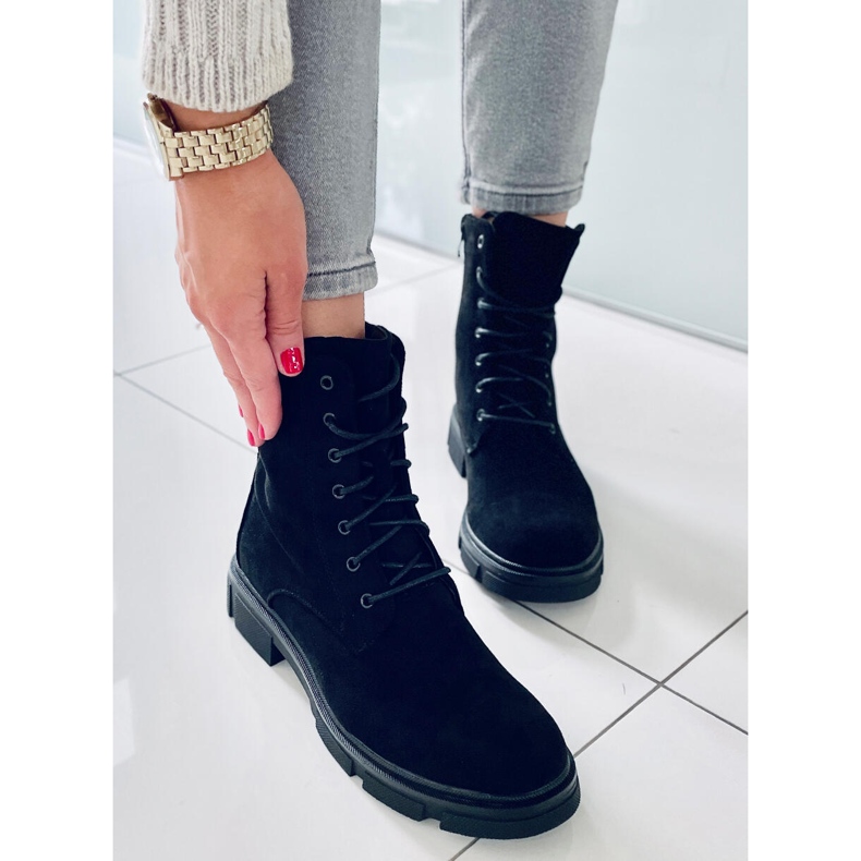 BM Turner Black allacciate nero 2