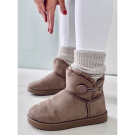 BM Stivali da neve da donna Arnette Khaki beige 2