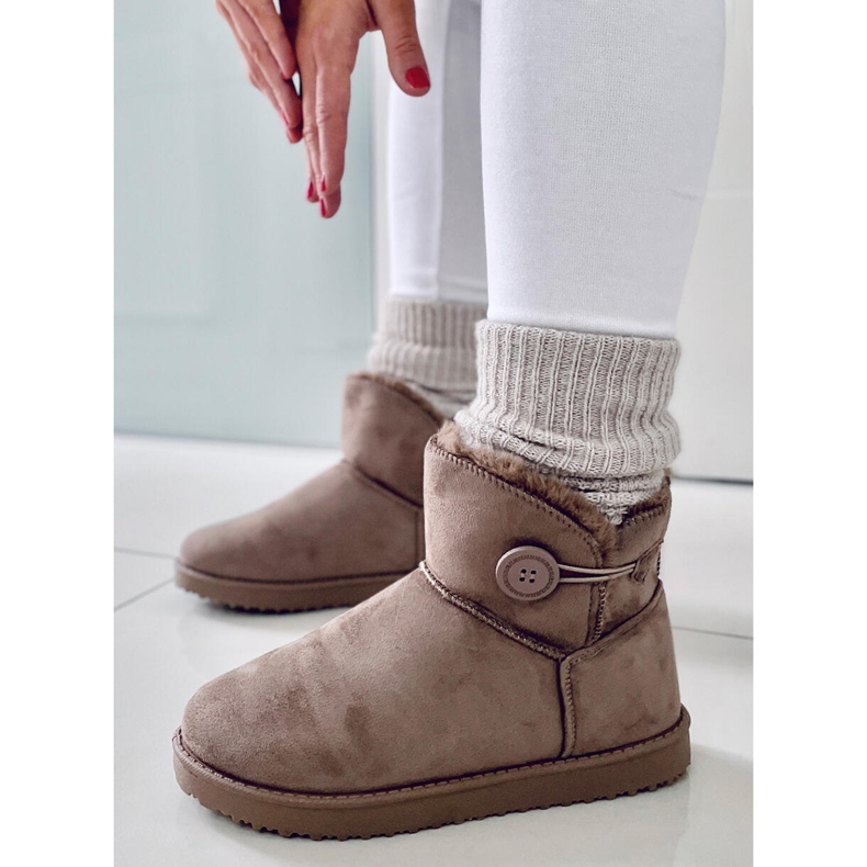 BM Stivali da neve da donna Arnette Khaki beige 2