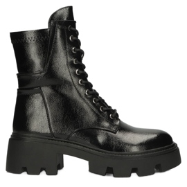 Stivali isolati da donna Shiny Filippo DBT4095 Black nero 1