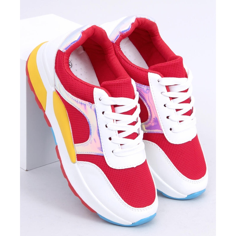 Scarpe sportive da donna multicolore 19017 Red 1