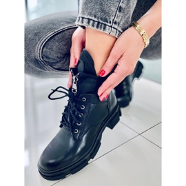 BM Stivaletti stringati da donna Wilde Black nero 1