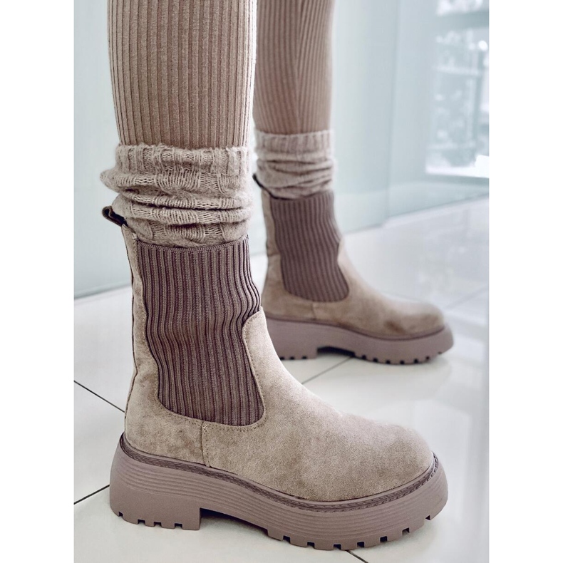PA1 Stivaletti elasticizzati Winters Khaki grigio 2