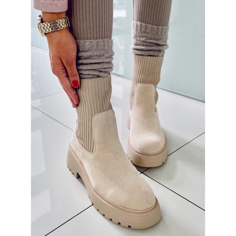 PA1 Winters Stivaletti elasticizzati beige 1
